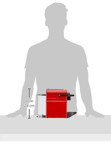 Inissia – Machine à Café à Capsules, Rouge Rubis
