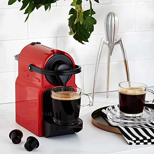Inissia – Machine à Café à Capsules, Rouge Rubis