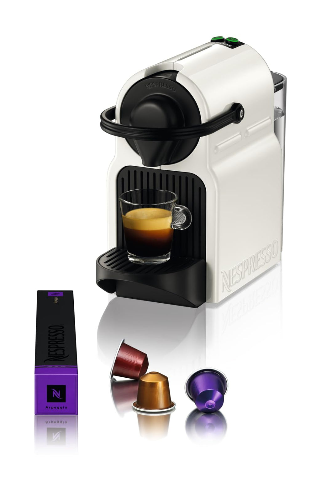 Inissia – Cafetière Espresso Compacte, Blanc