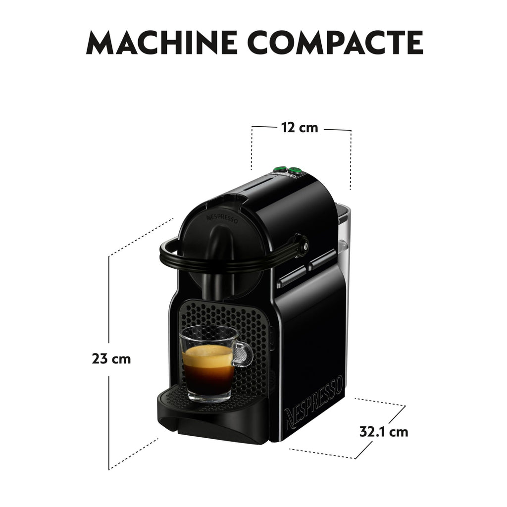 Inissia – Machine à Café à Capsules, Noir