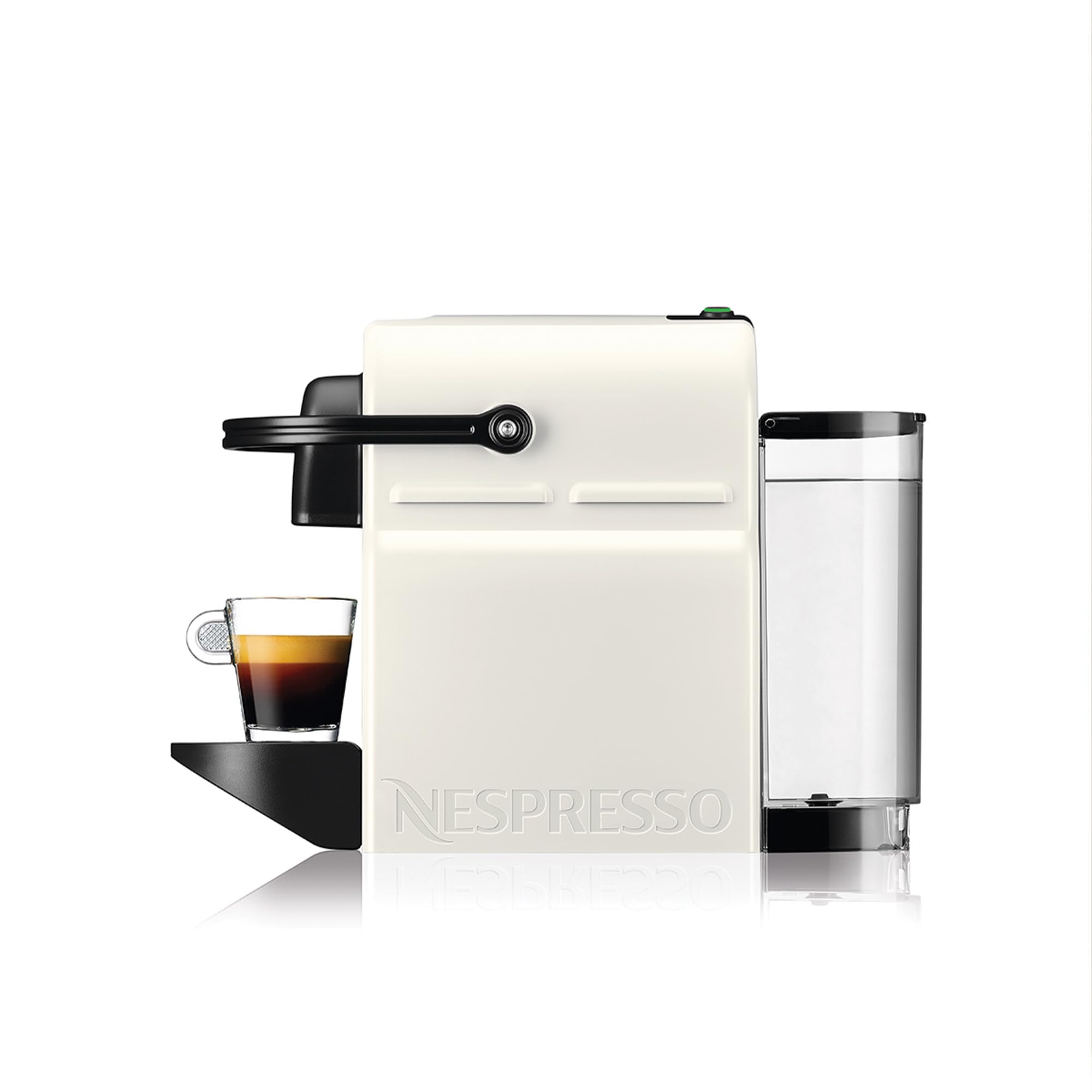 Inissia – Cafetière Espresso, Blanc Mat et Brillant