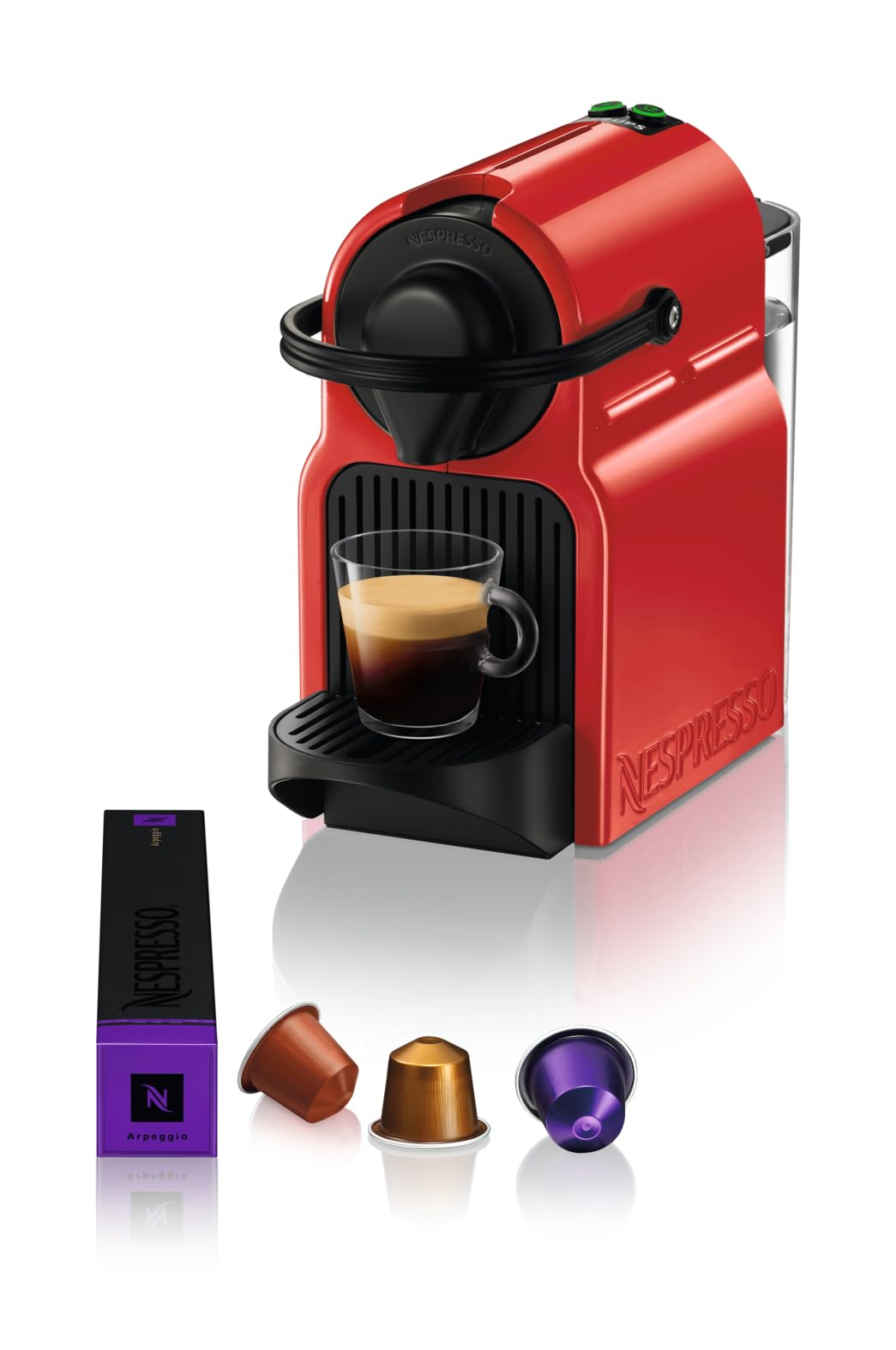 Inissia – Cafetière Espresso, Rouge