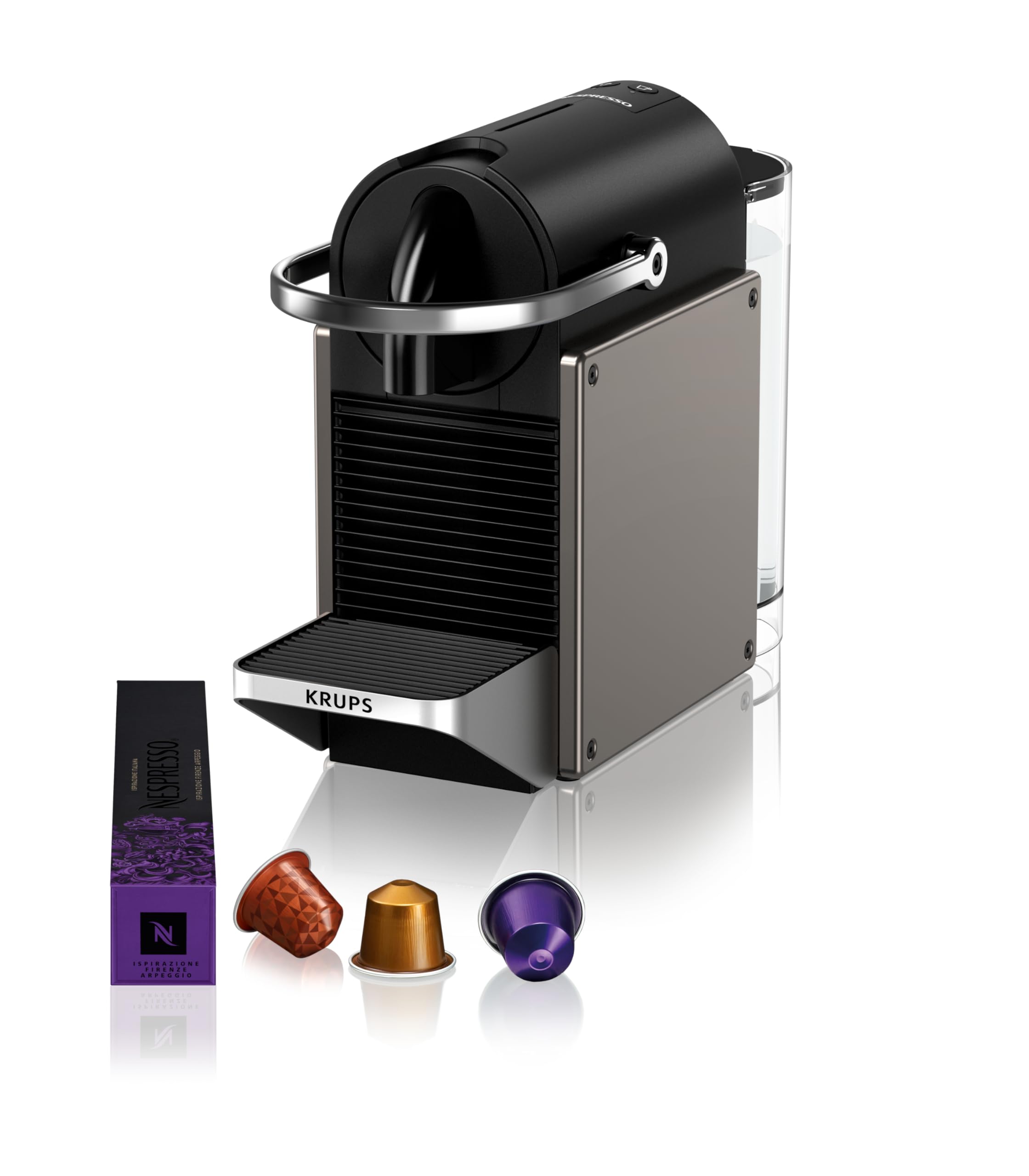 Pixie – Machine à Café Compacte, Titane