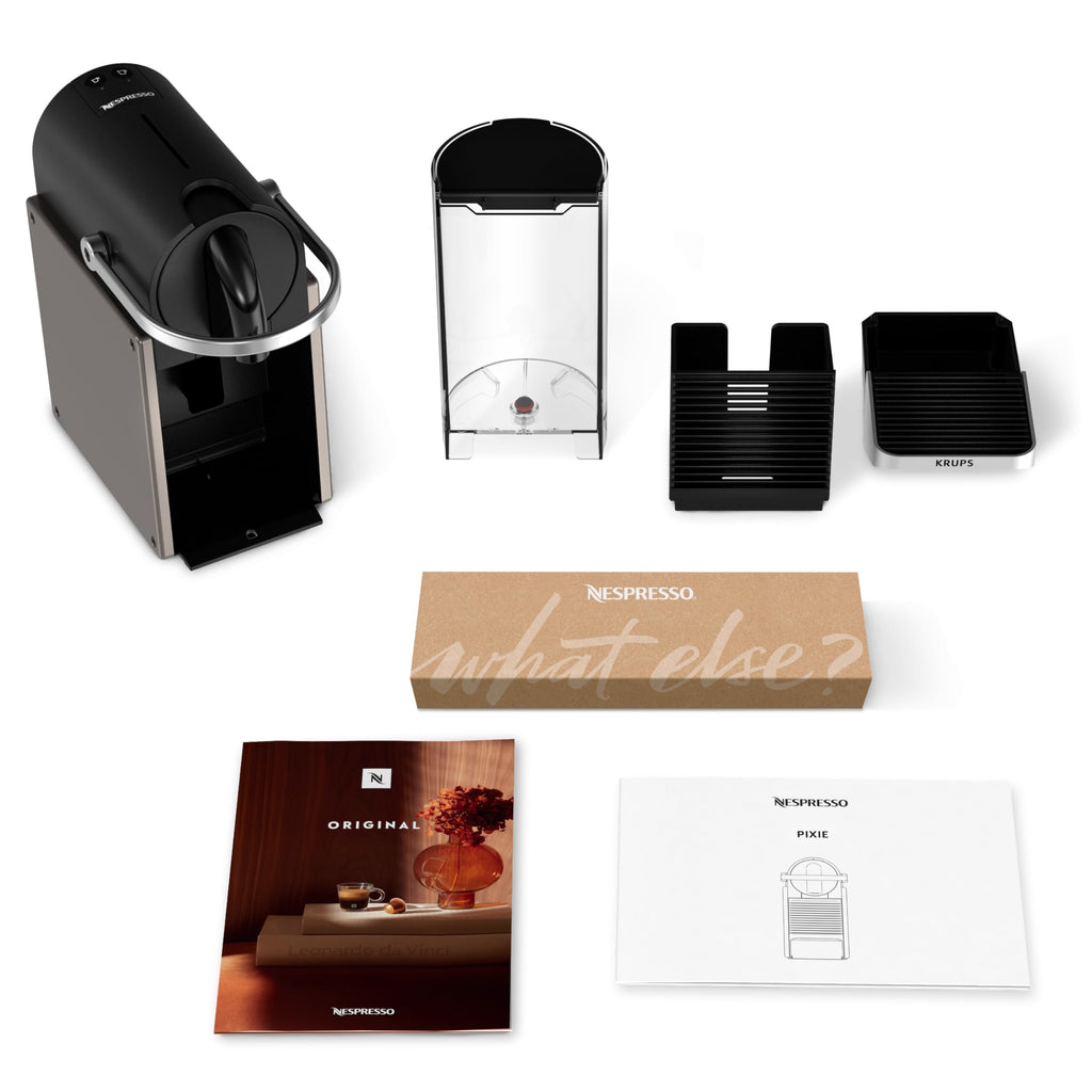 Pixie – Machine à Café Compacte, Titane