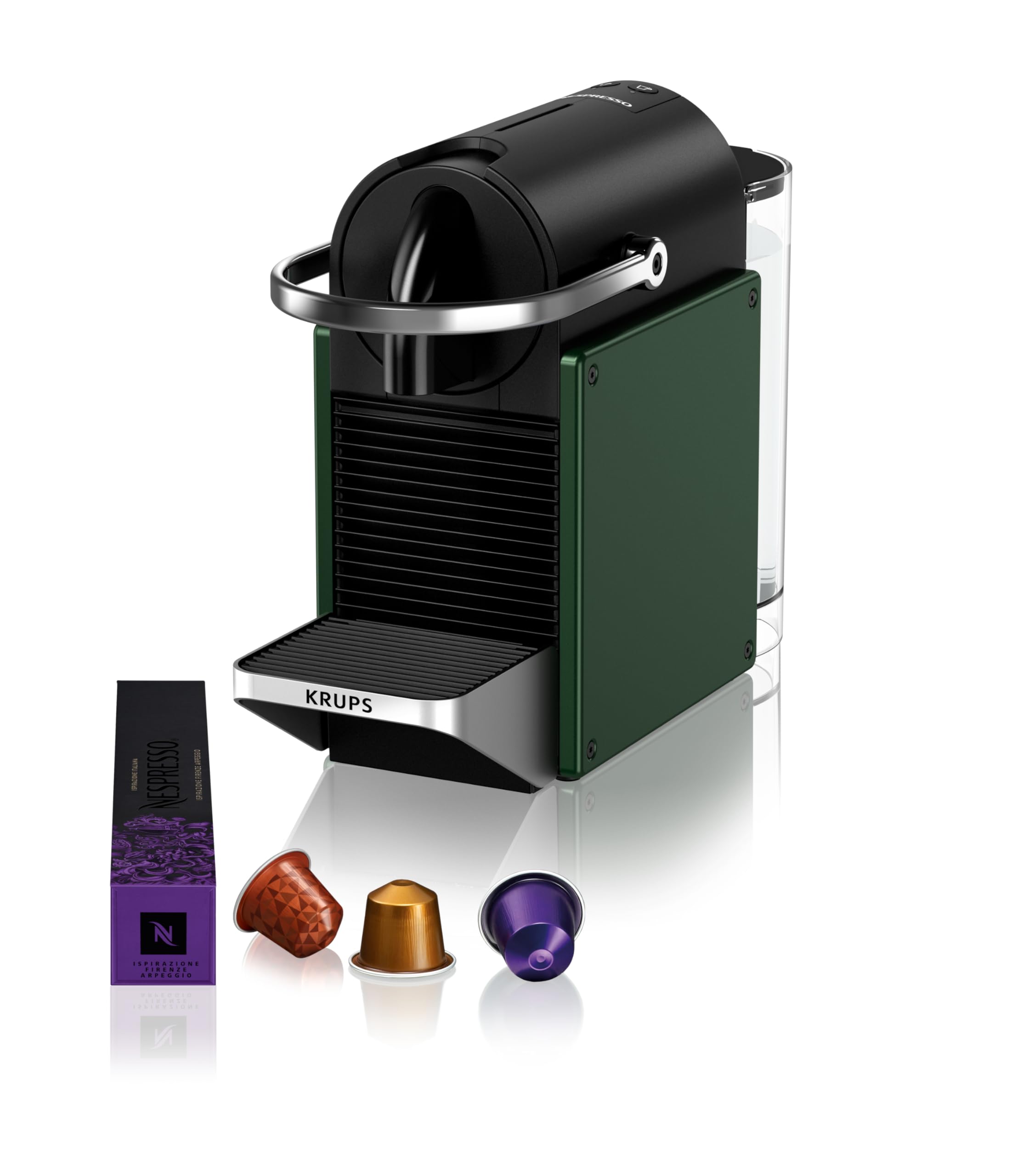 Pixie – Machine à Café Compacte, Vert Foncé